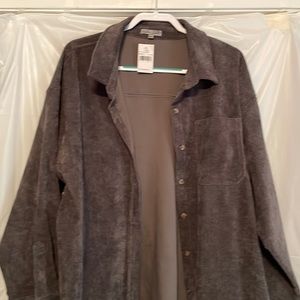Cordaroy long sleeve button down shirt